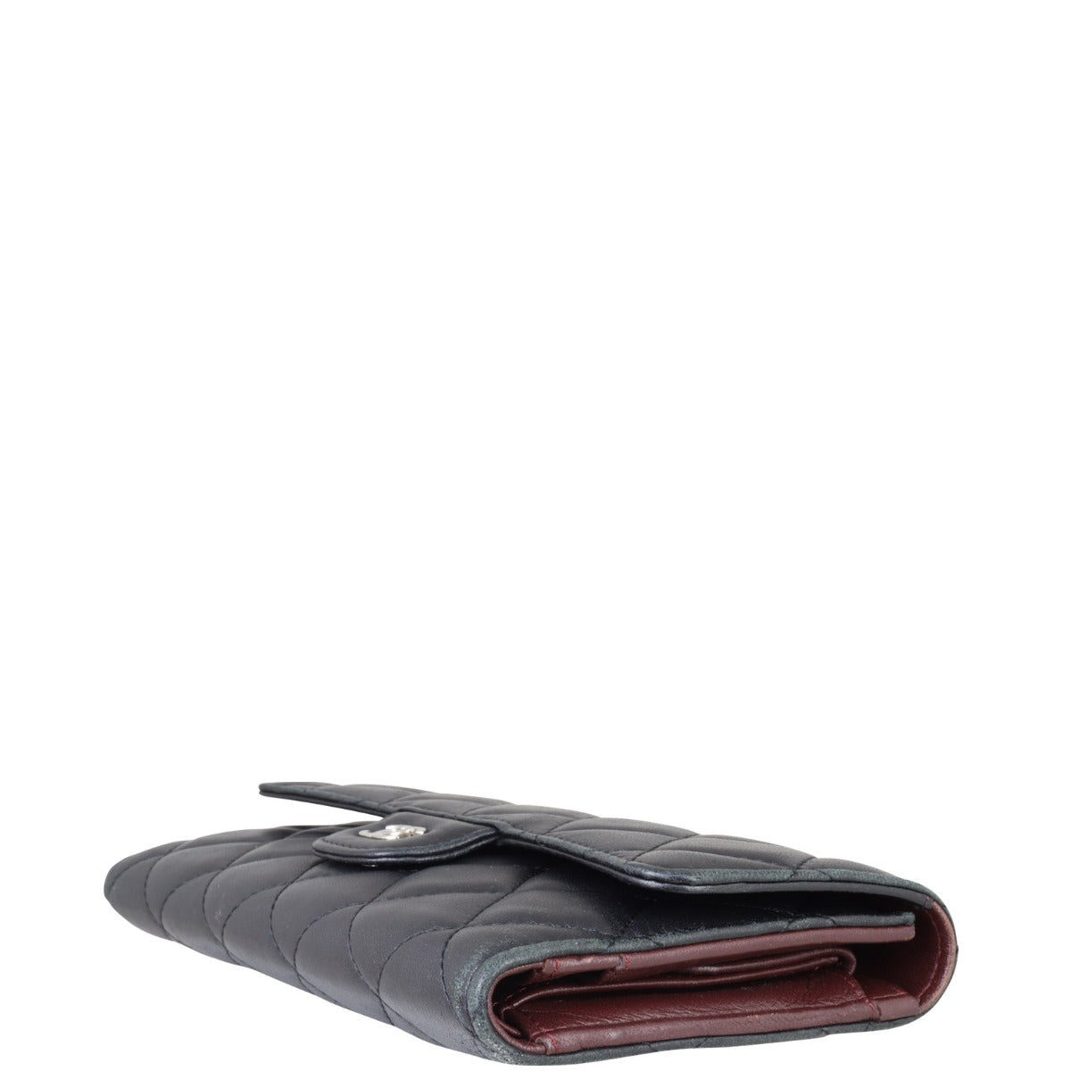 Chanel Classic Flap Long Wallet | Black Lambskin