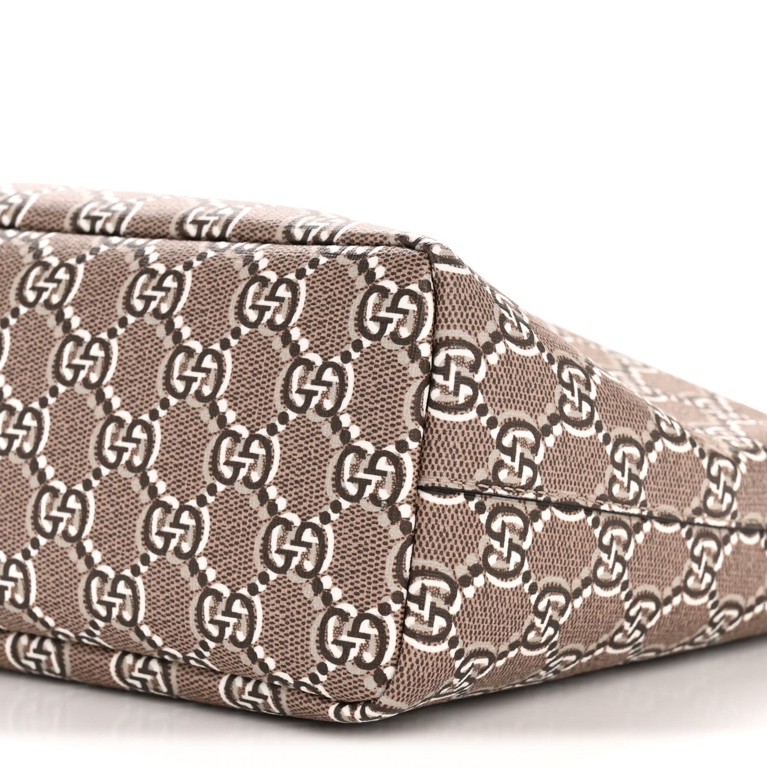 GG Shadow Monogram Super Mini Ophidia Shoulder Bag Taupe