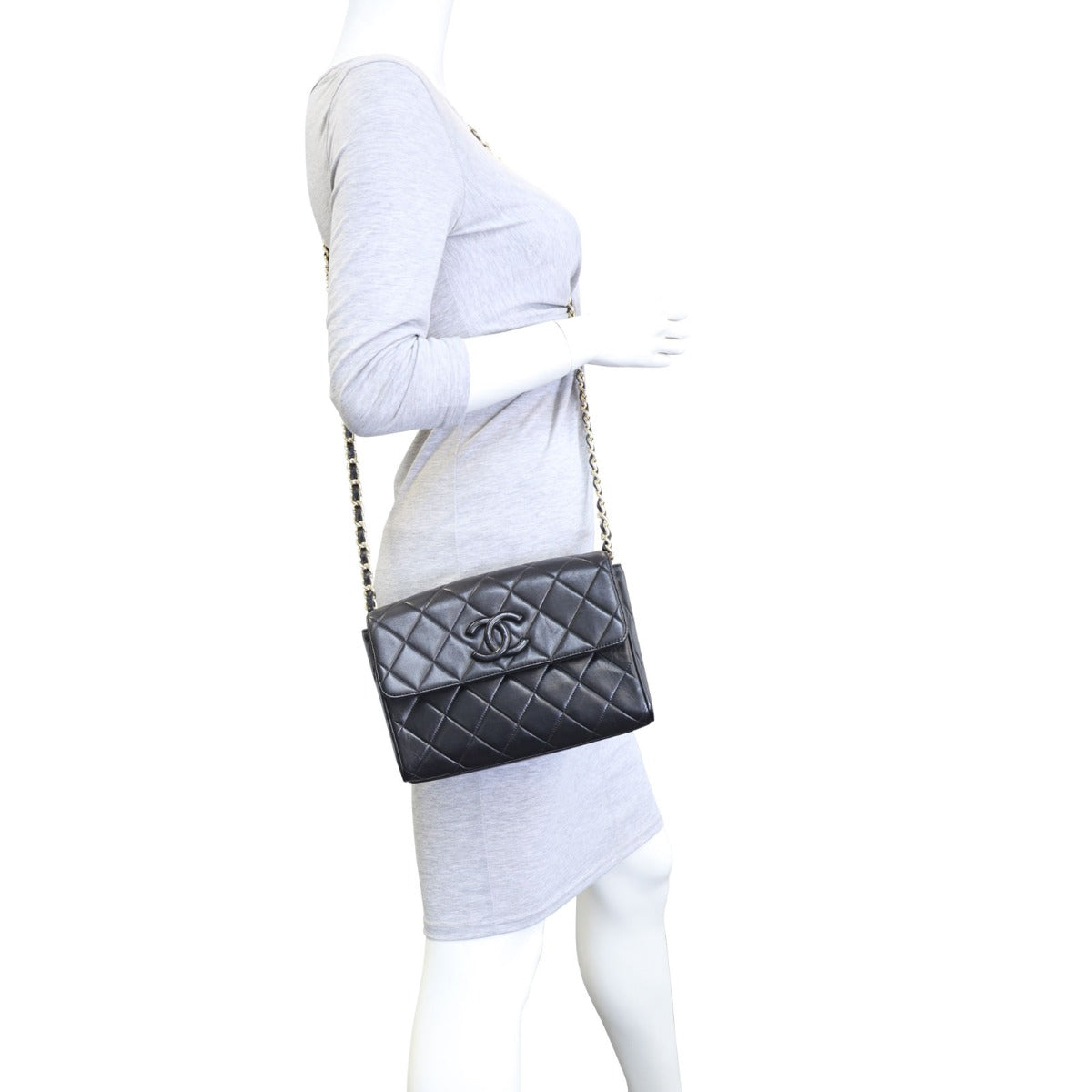 Chanel Vintage Covered CC Flap Bag