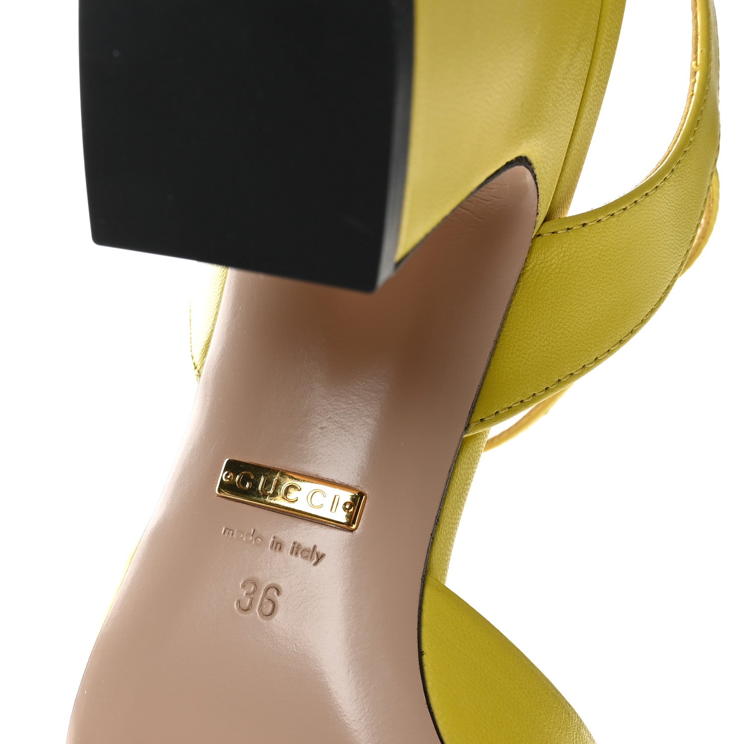 Malaga Kid Horsebit Lady 75mm Sandals 36.5 Acid Lime