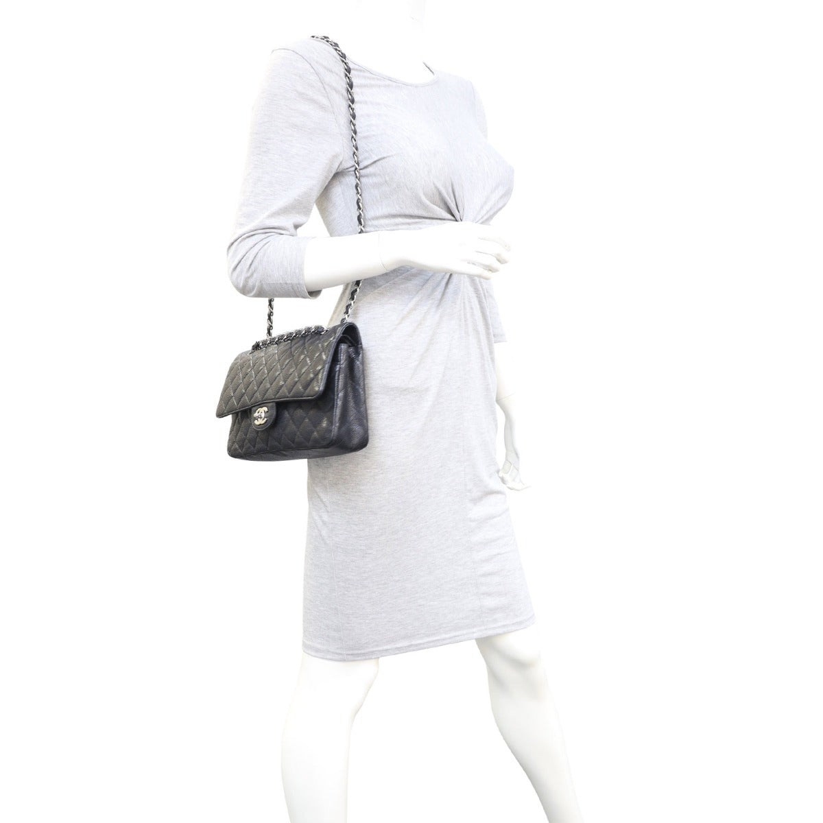 Chanel Classic Double Flap Medium |Silver Hardware 12 Series
