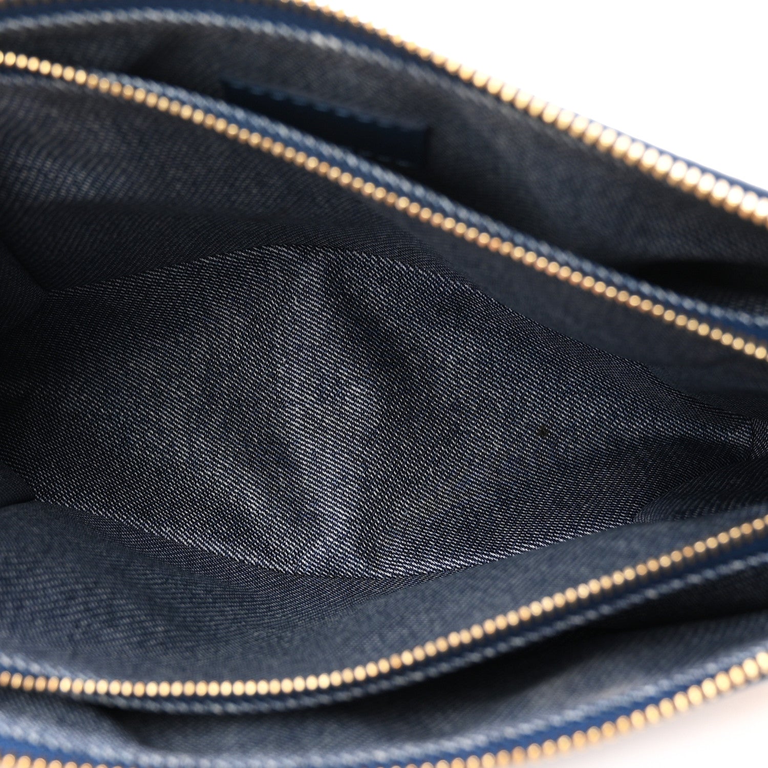 Lambskin Embossed Monogram Coussin PM Denim Blue