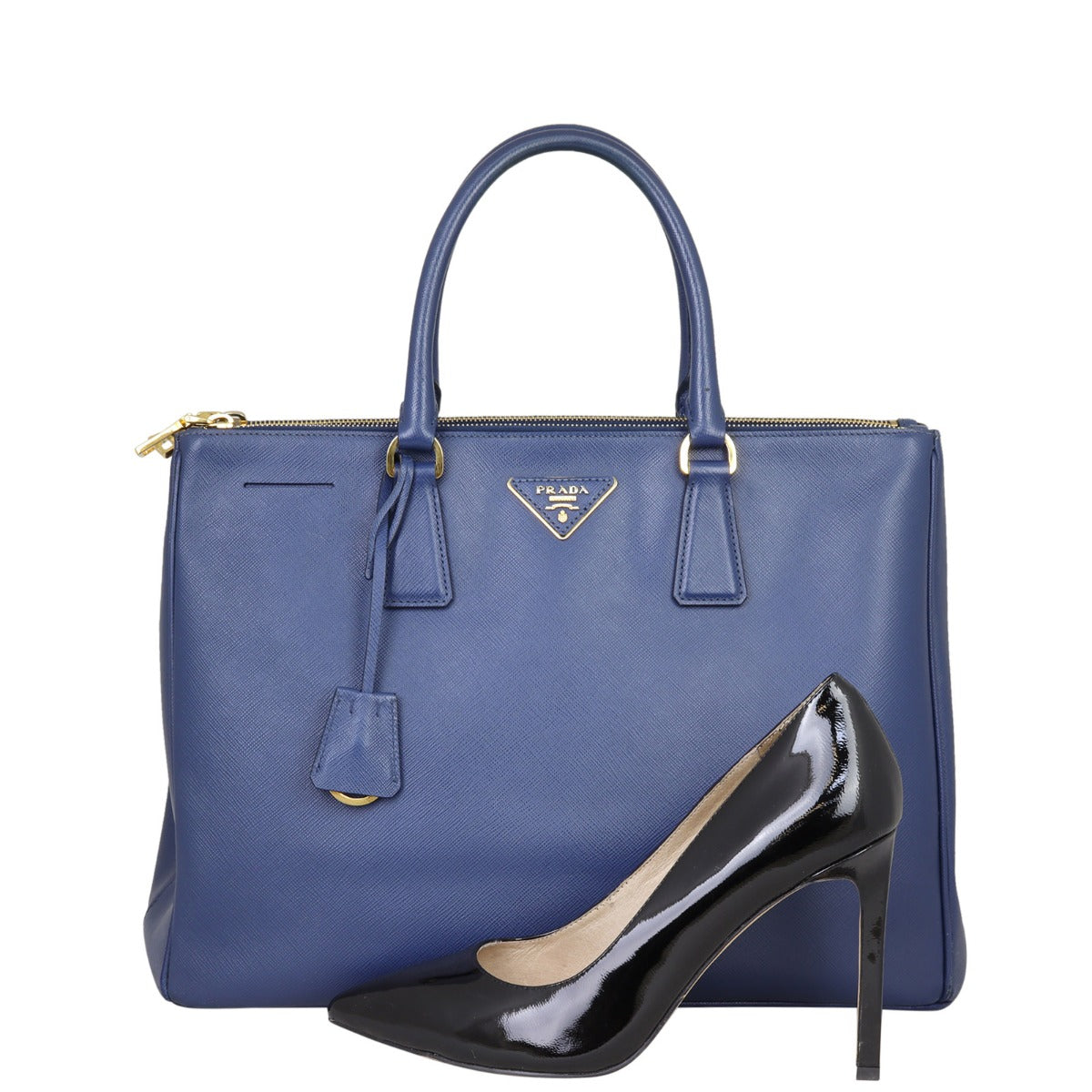 Prada Saffiano Lux Galleria Double Zip Tote Large