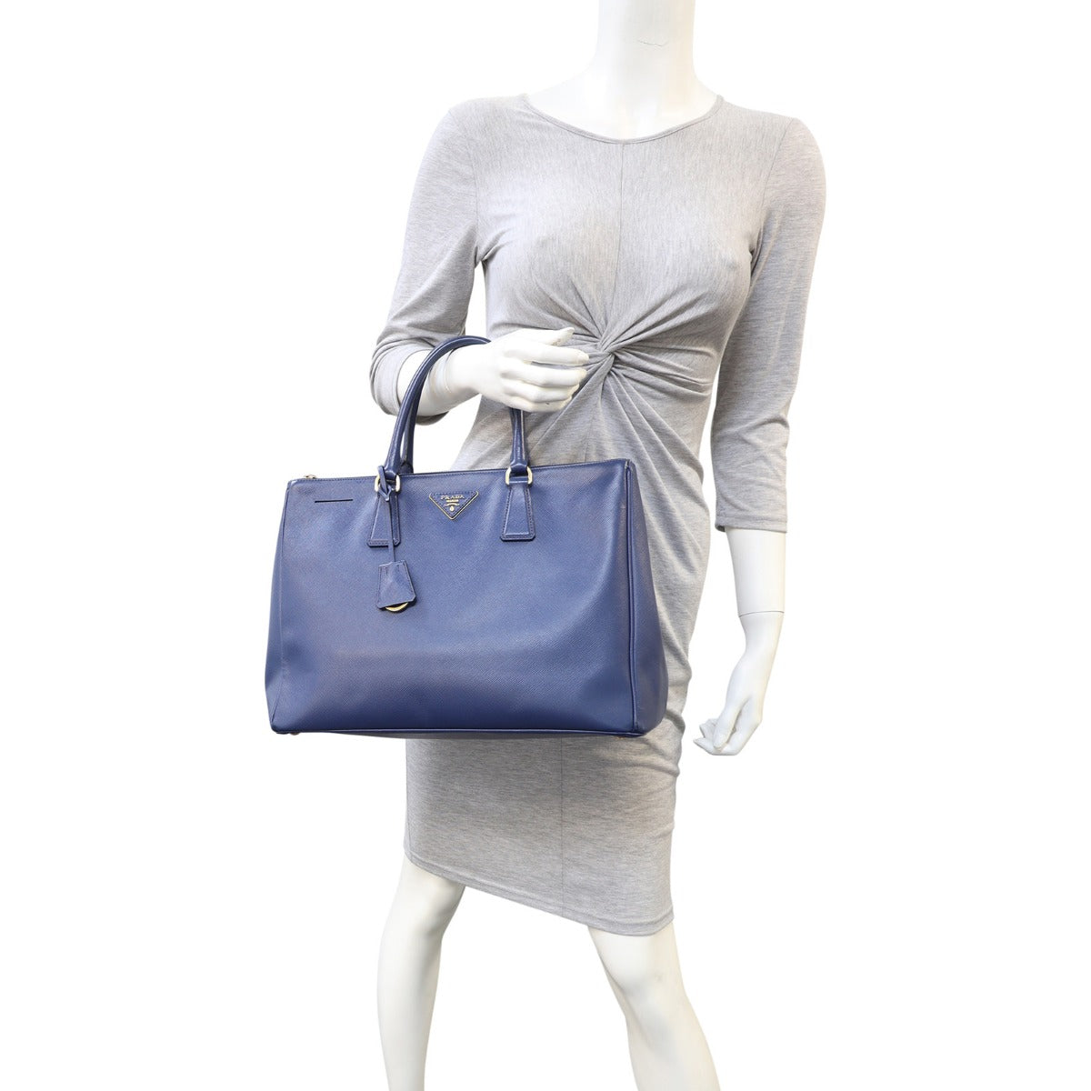 Prada Saffiano Lux Galleria Double Zip Tote Large