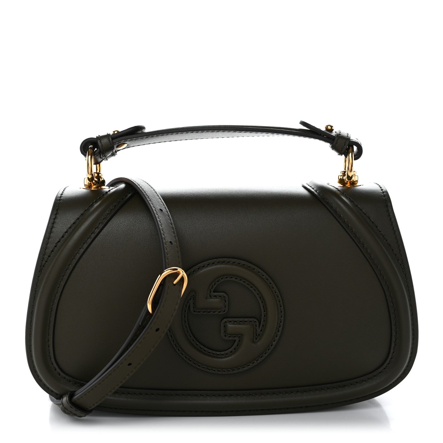 Arabella Calfskin Medium Blondie Top Handle Bag Luscious Green