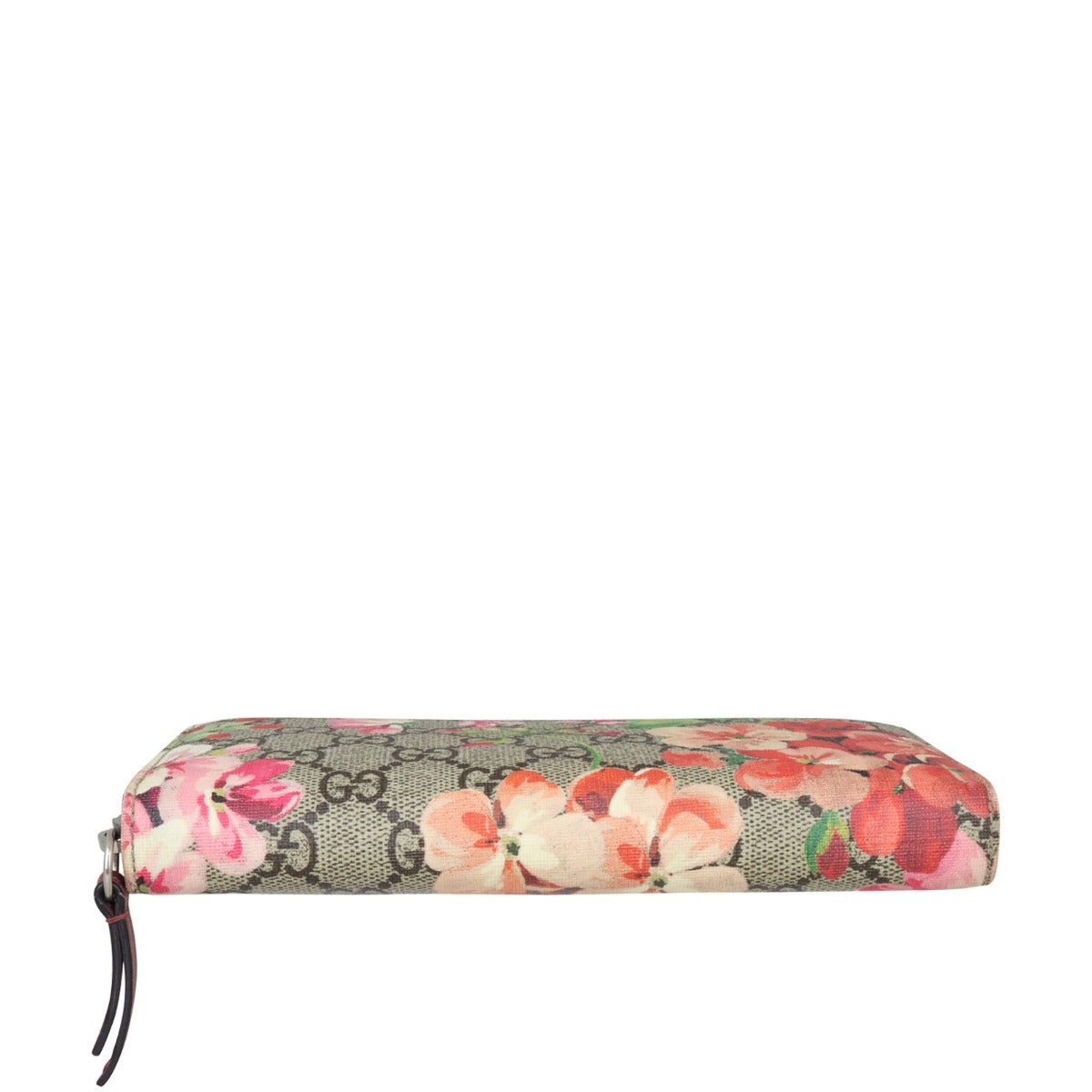 Gucci GG Supreme Blooms Zip Around Wallet