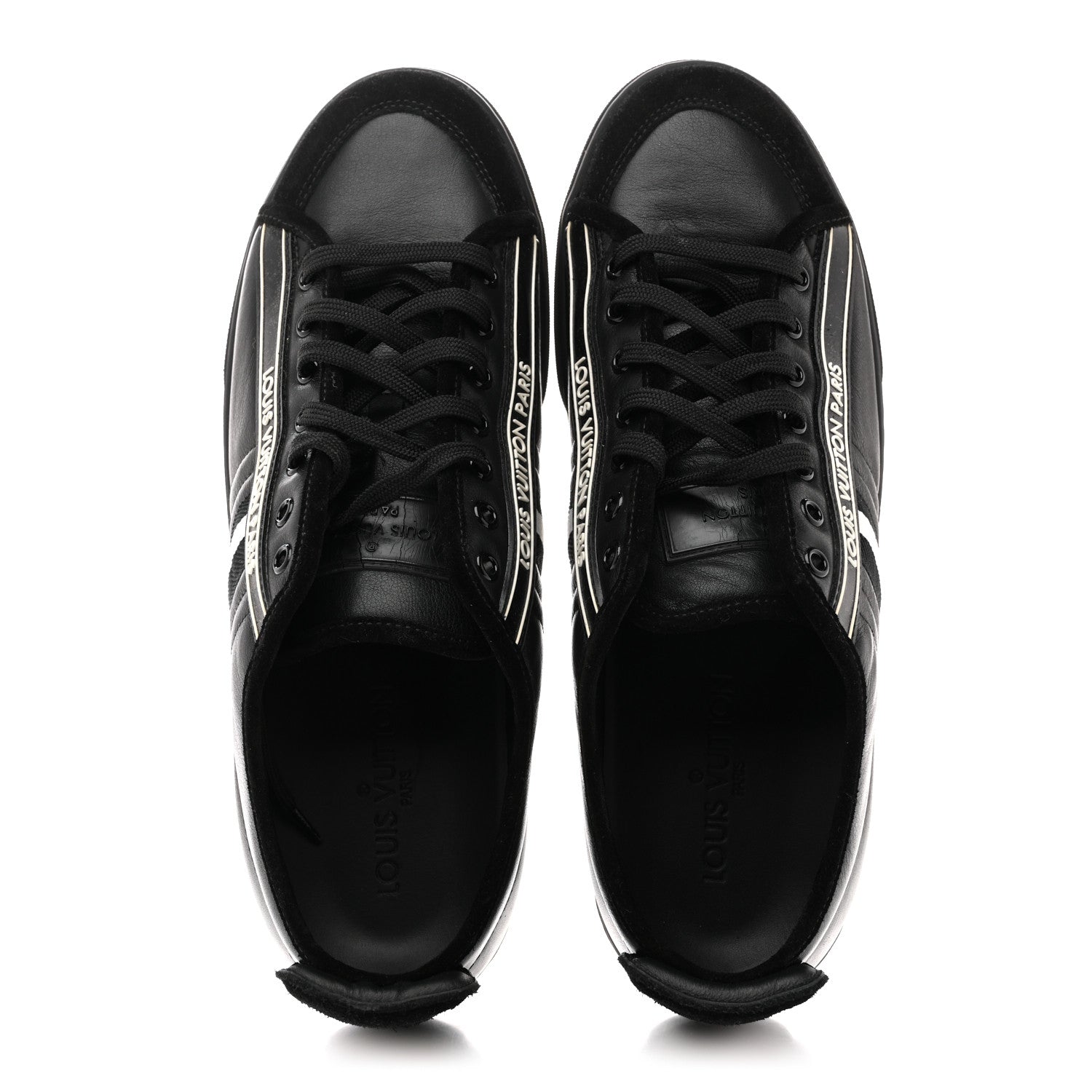 Calfskin Mens Cosmos Sneakers 8 Black