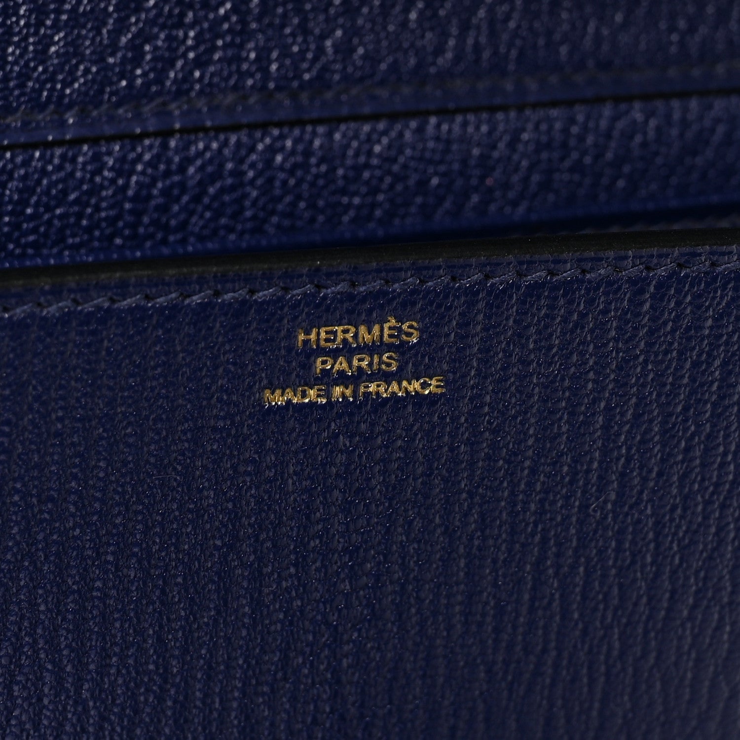Chevre Mysore Medor 23 Clutch Bleu Encre