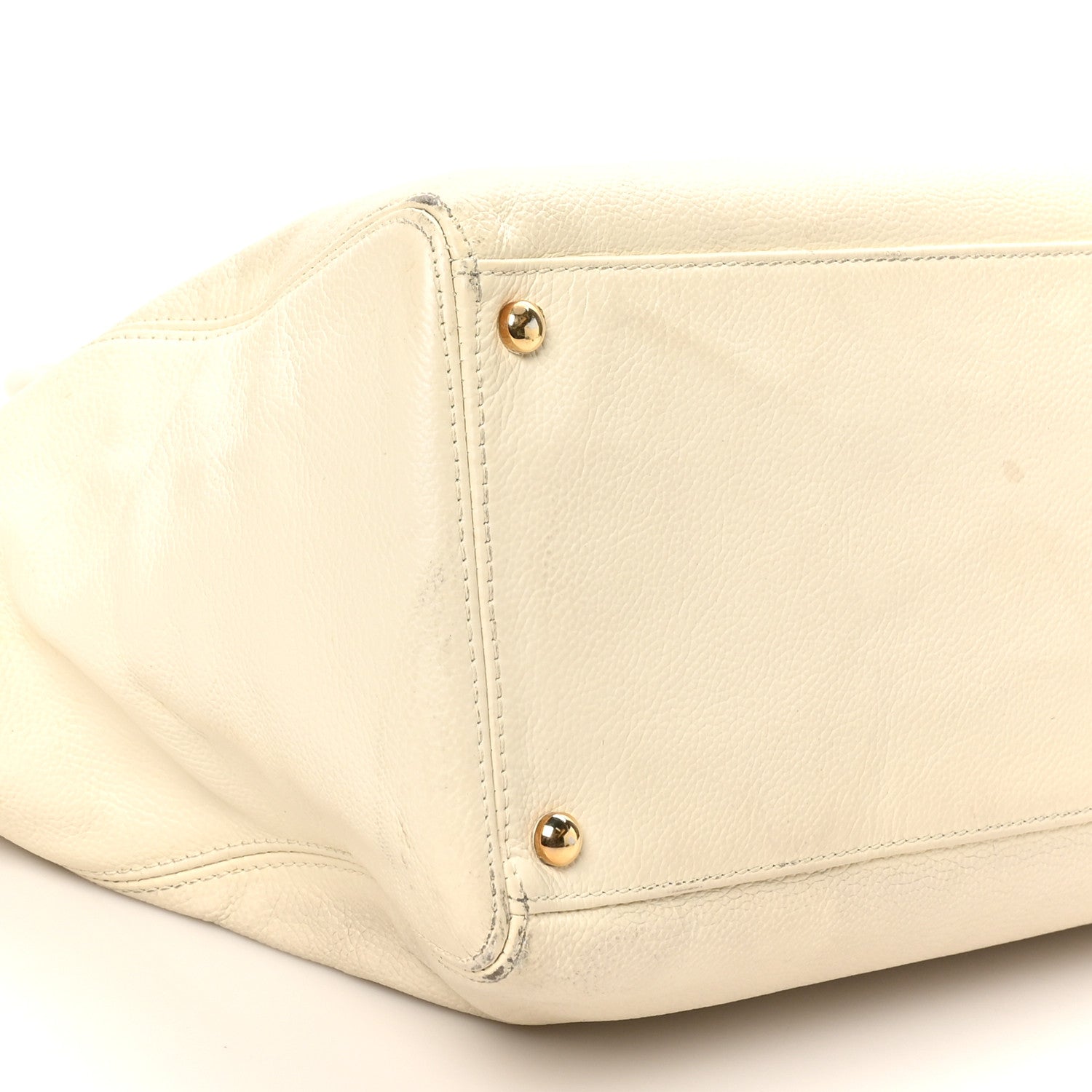 Caviar Cerf Executive Shopper Tote White