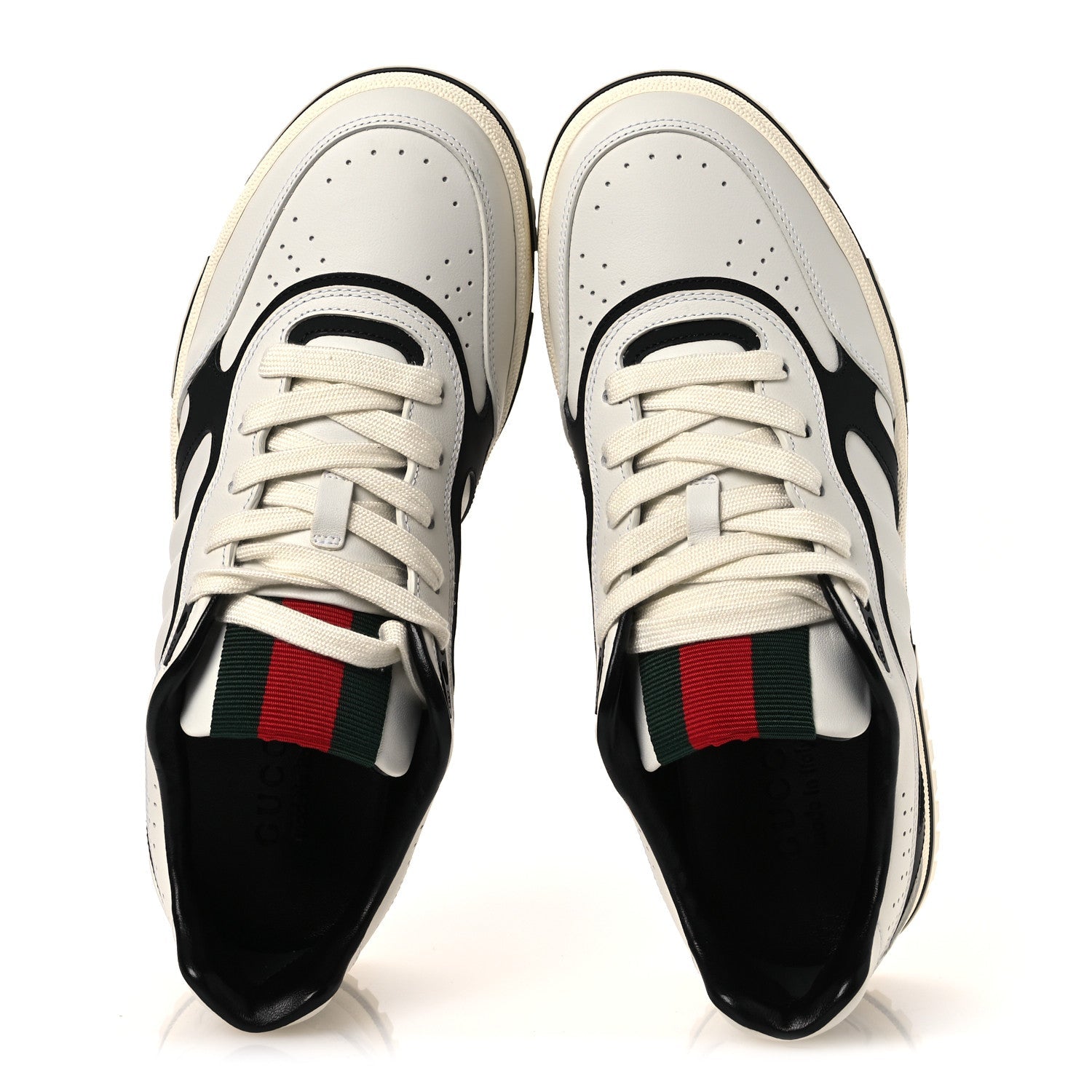 Sparrow Calfskin Mens Re-Web Sneakers 8 Green White Black