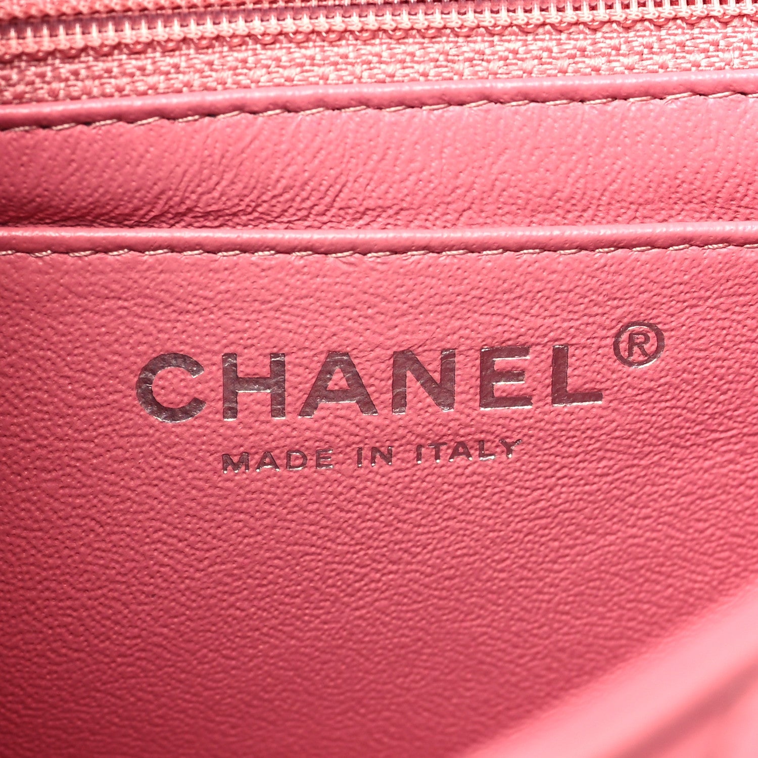 Lambskin Quilted Mini Square Flap Pink