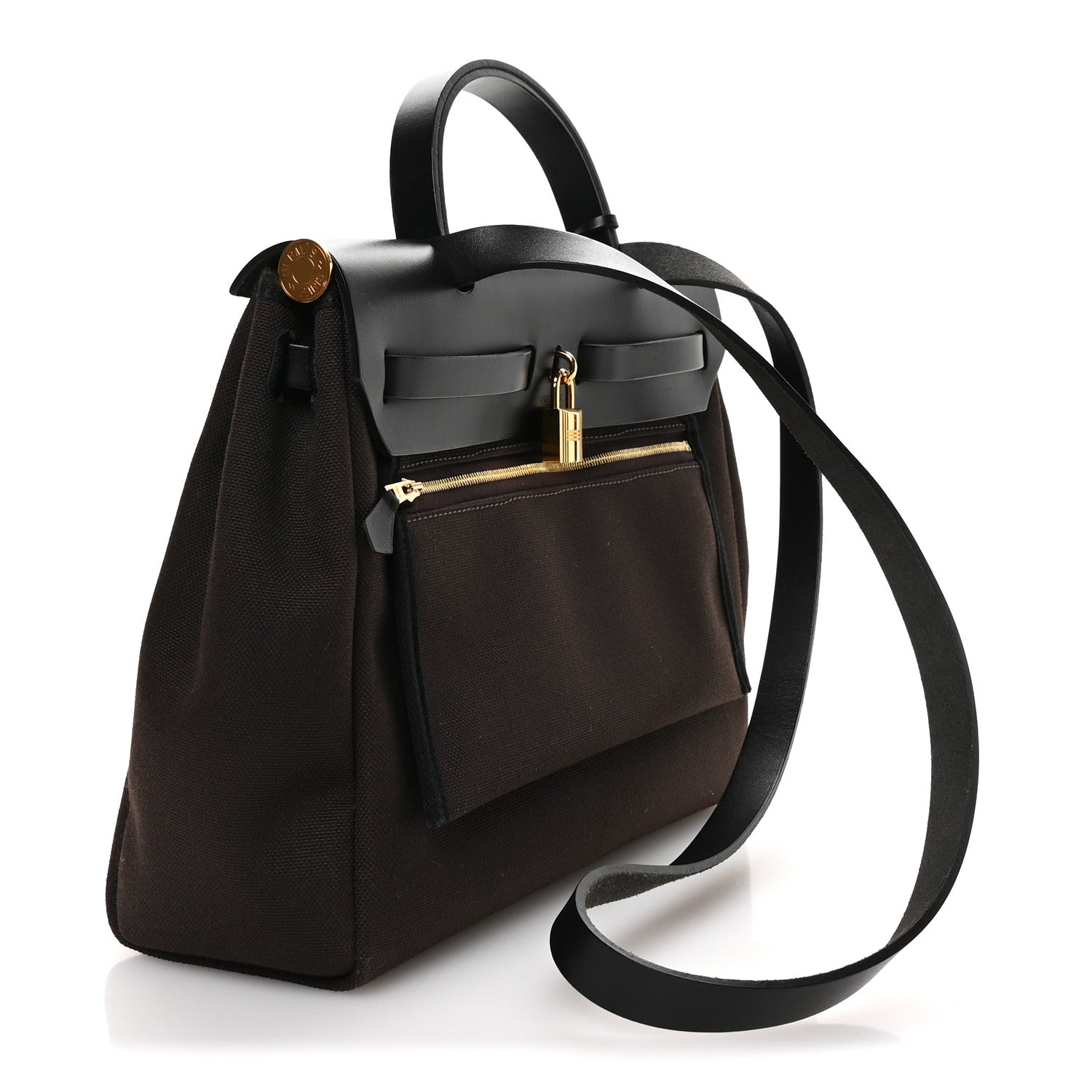 Military Toile Vache Hunter Herbag Zip Retourne 31 PM Black Ebene