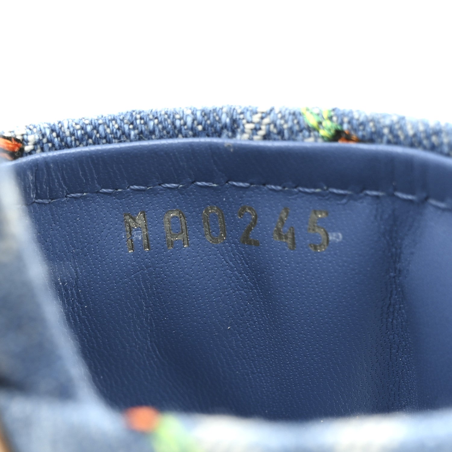 LV X TM Monogram Denim Cerises Lily Mules 37 Blue