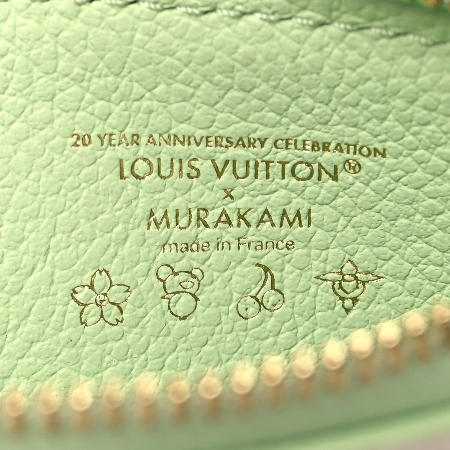 LV X TM Monogram Romy Card Holder Green Tea