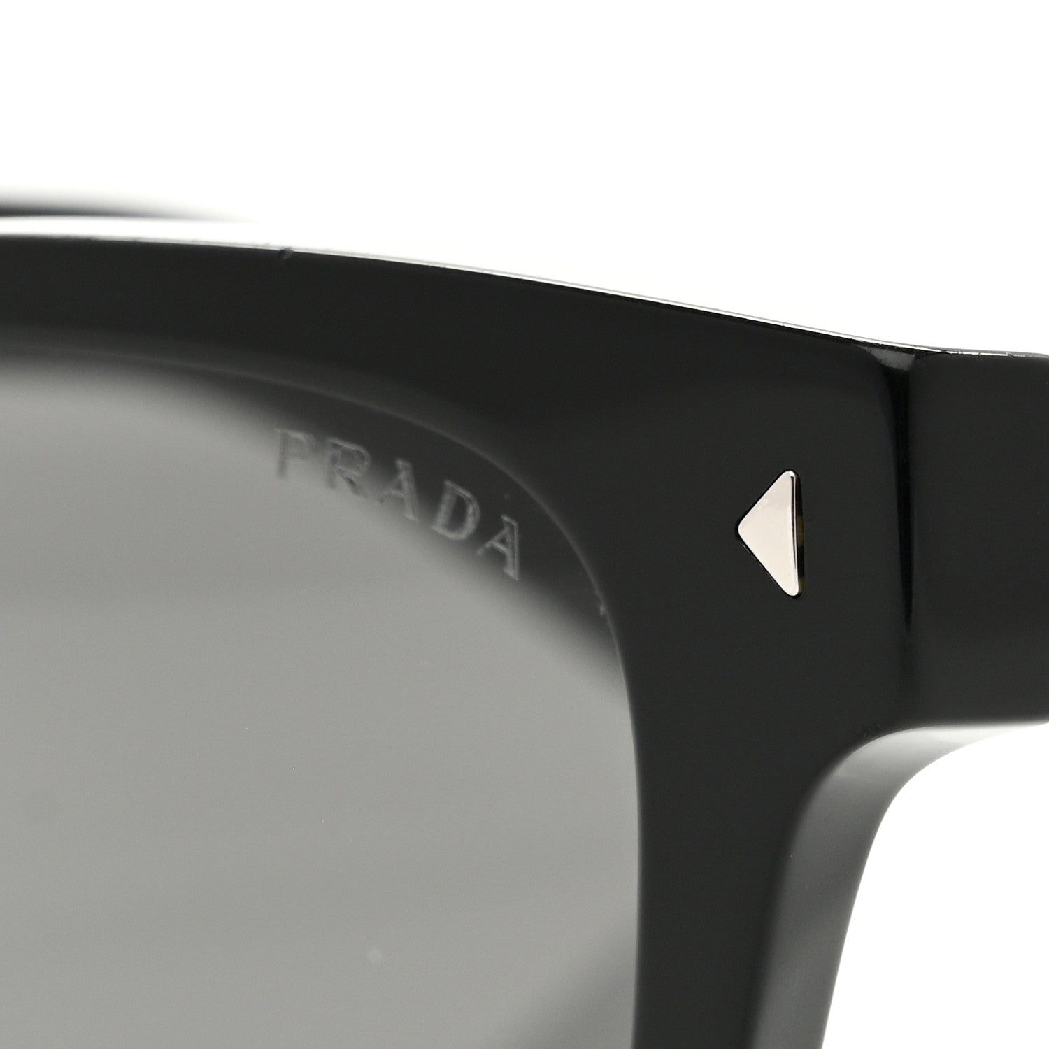 Acetate Rectangle Sunglasses SPR A17 Black
