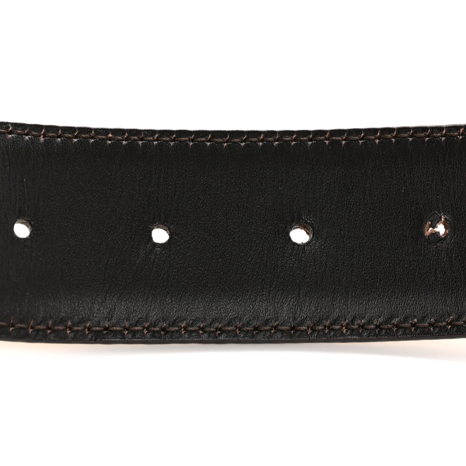 Calfskin Web Interlocking G White 75 30 White