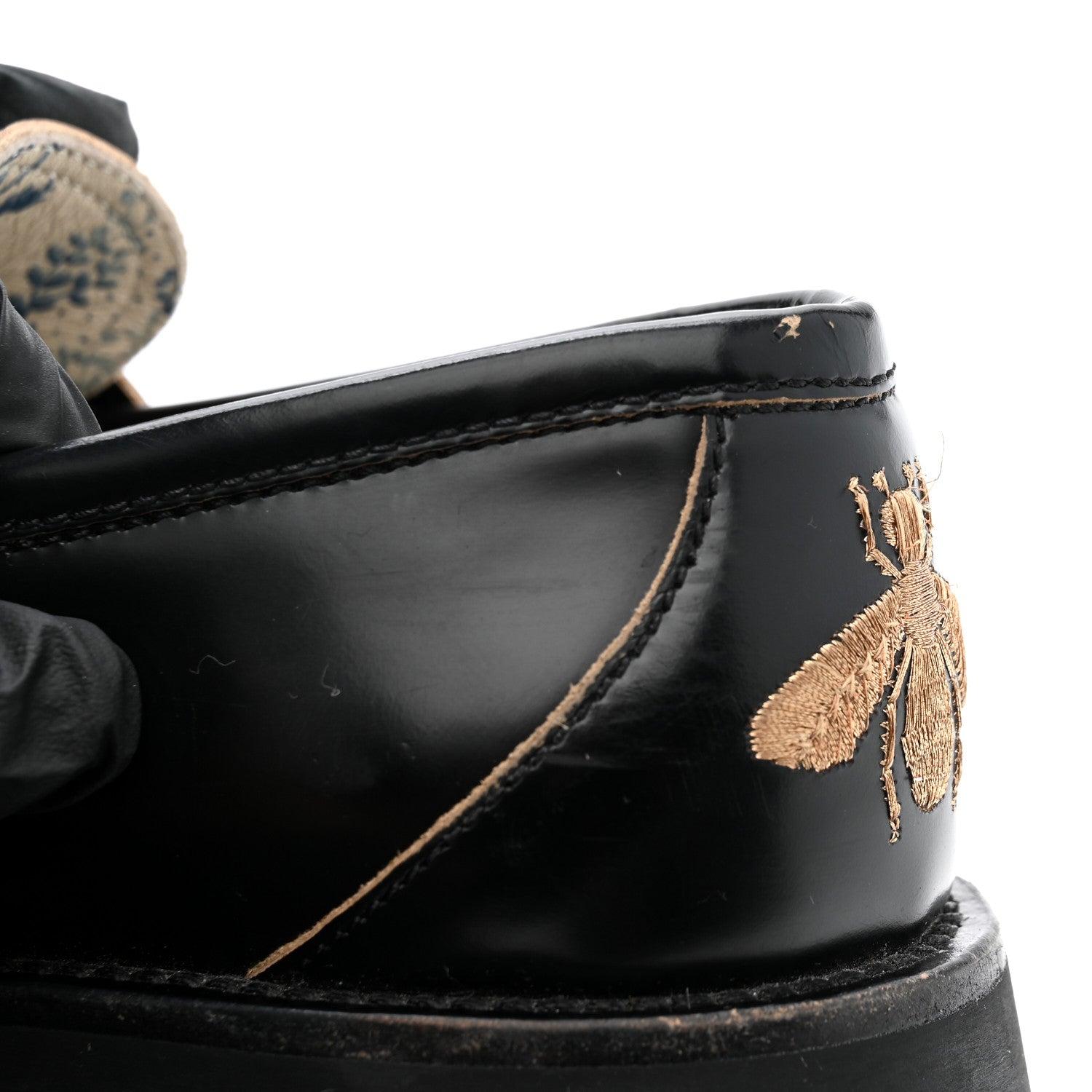 Cordovan Lux Womens Harald Horsebit 25mm Platform Loafers 38.5 Black