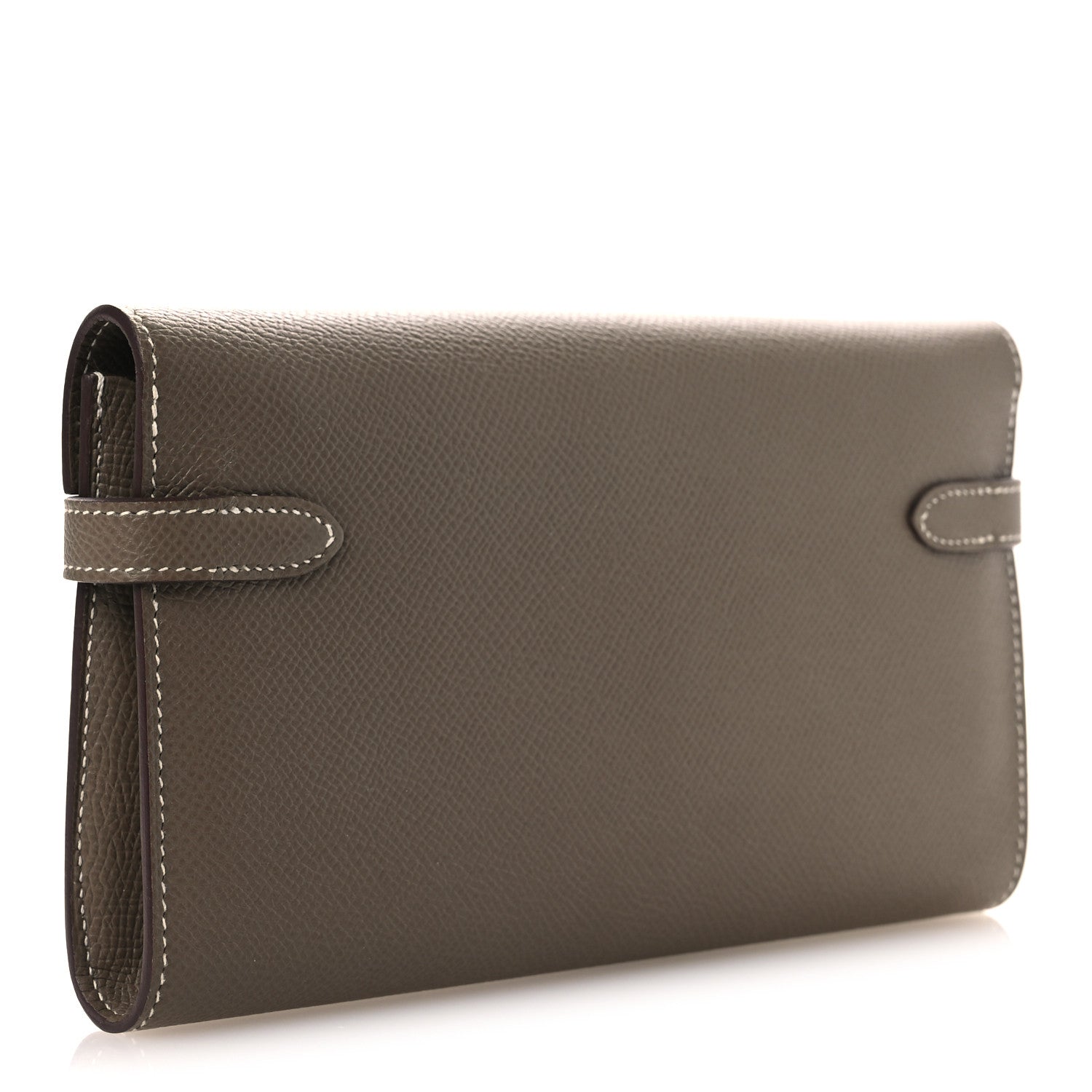 Epsom Kelly Longue Wallet Etoupe