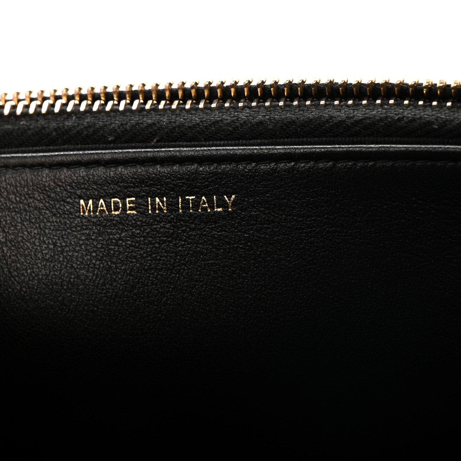 Caviar Quilted Golden Class Wallet On Chain WOC Black