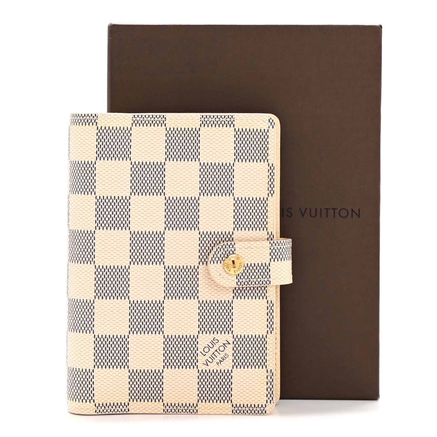 Damier Azur Small Ring Agenda Cover
