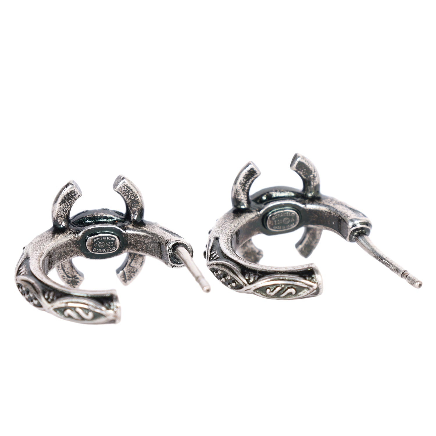 COCO Mark rhinestone earring Metal Ladies