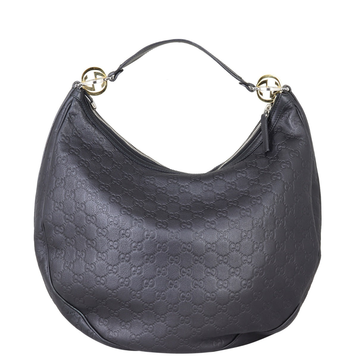 Gucci Guccissima GG Twins Hobo