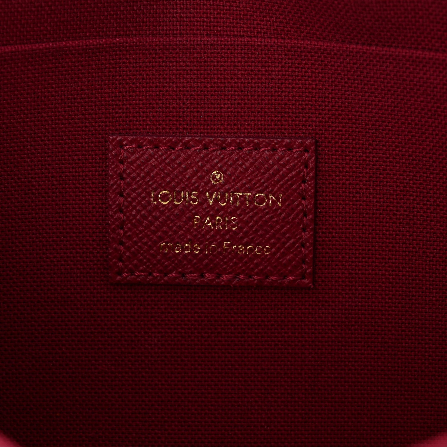Monogram Pochette Felicie Chain Wallet Fuchsia