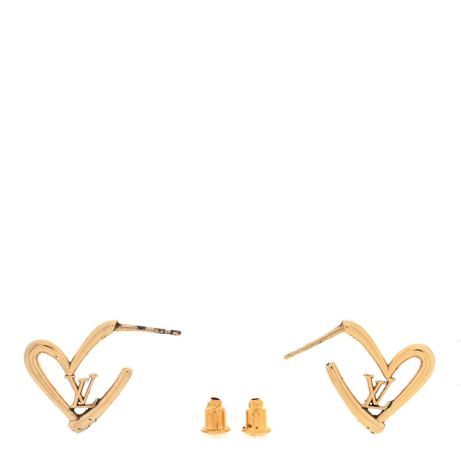 Fall In Love Heart Earrings PM Gold