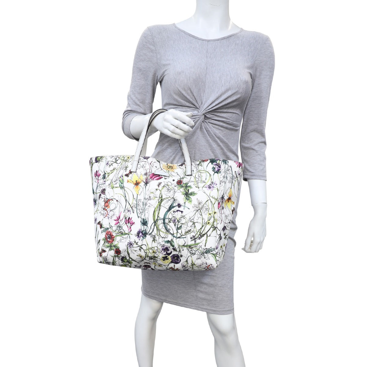 Gucci Flora Canvas Medium Tote