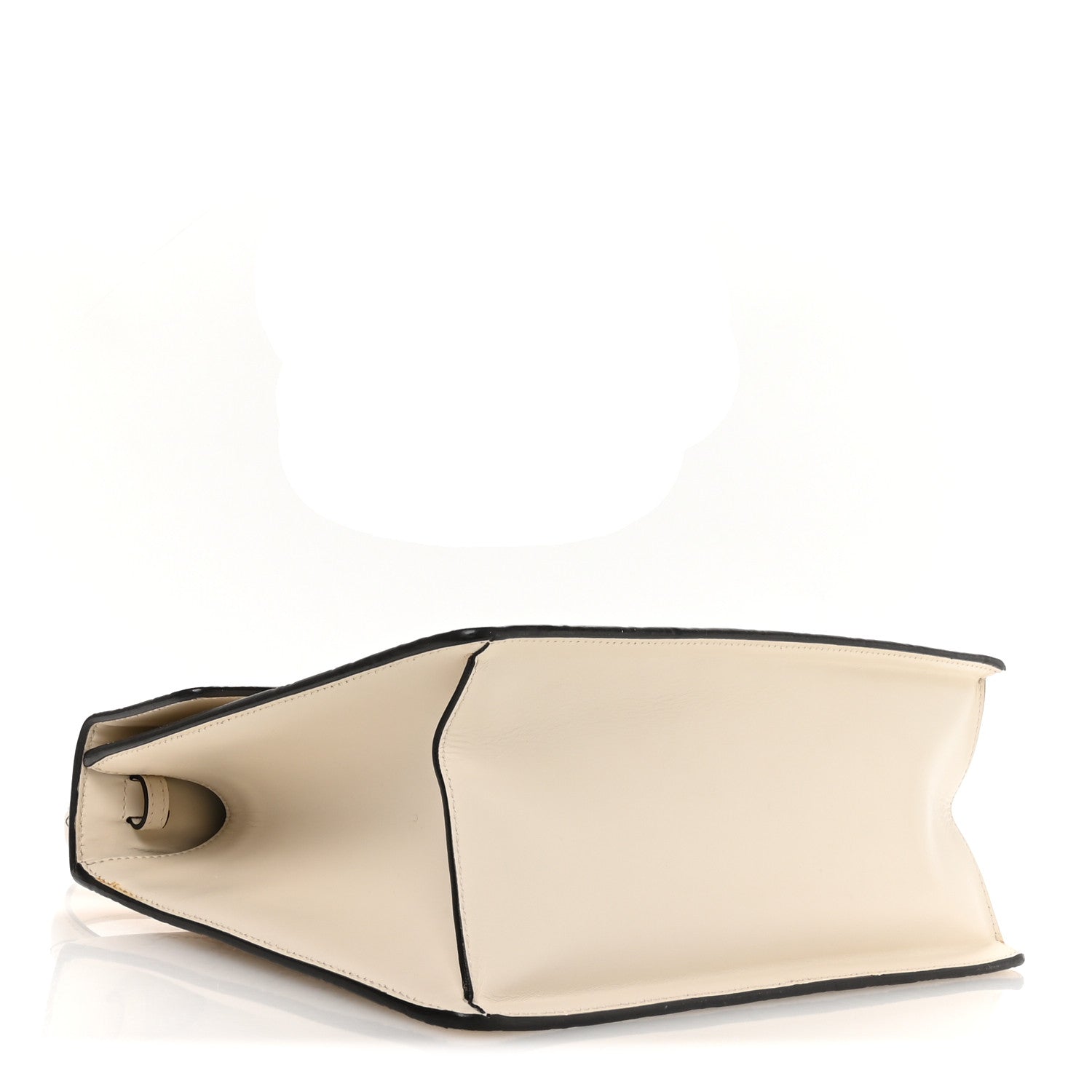 Guccissima Signature Medium Sylvie Top Handle Bag White Hibiscus