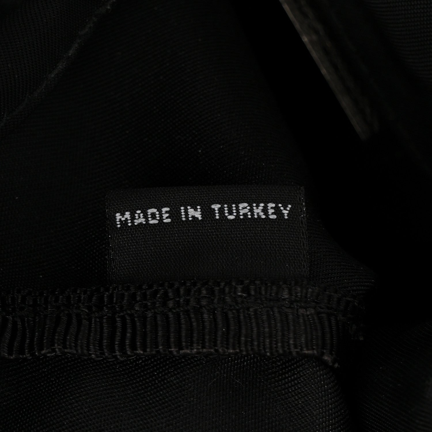 Nylon Vela Drawstring Pouch Black