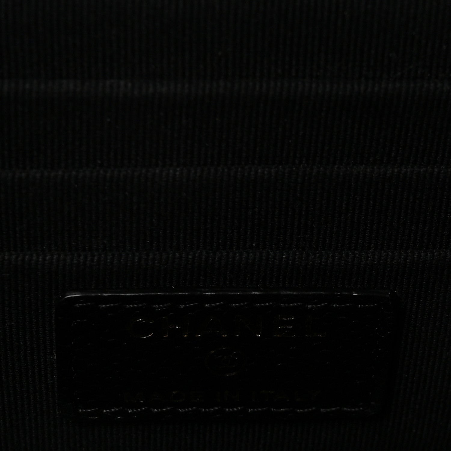 Caviar Quilted Small Tiny CC Vanity Case With Chain Black