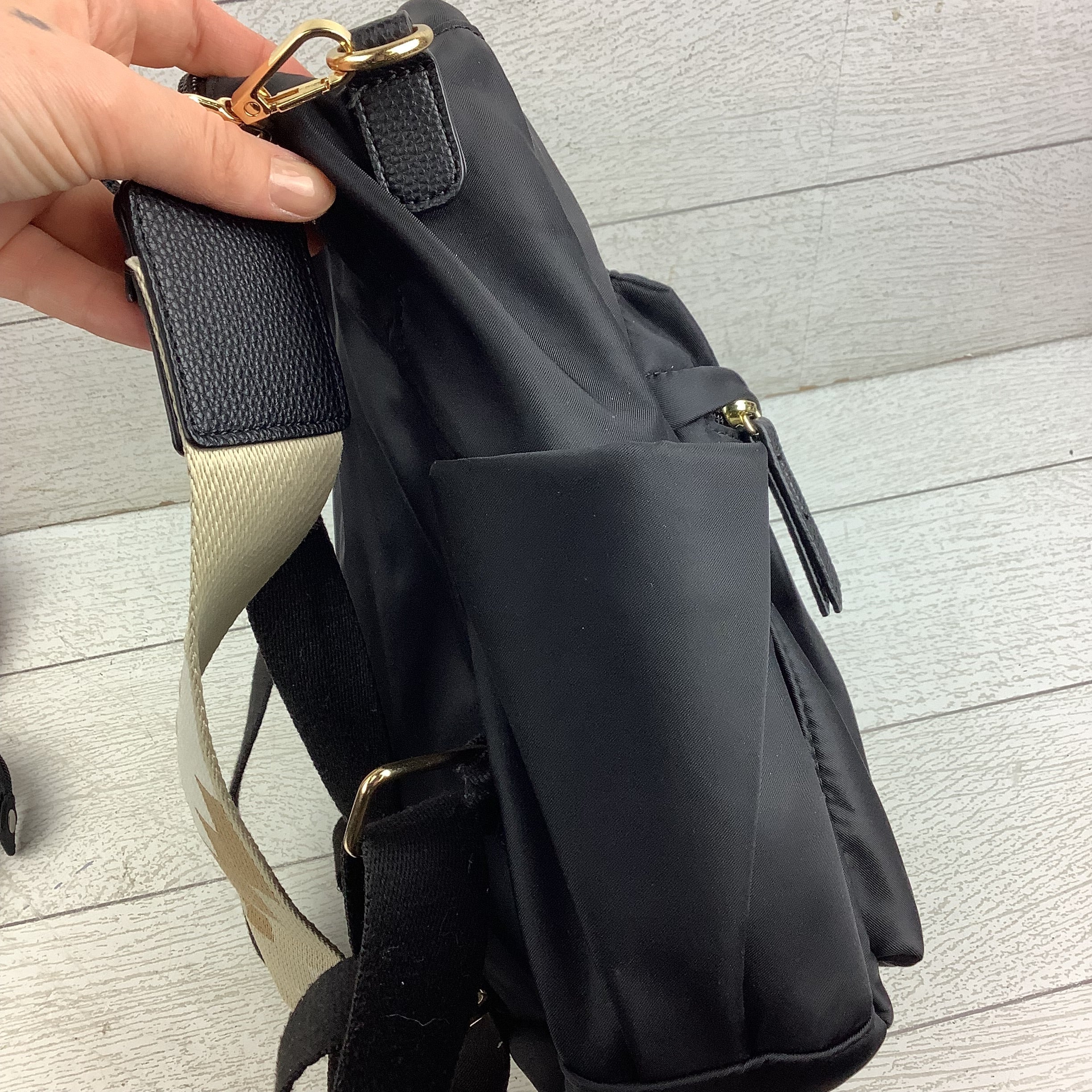 Backpack By Haute Hippie, Size: Medium