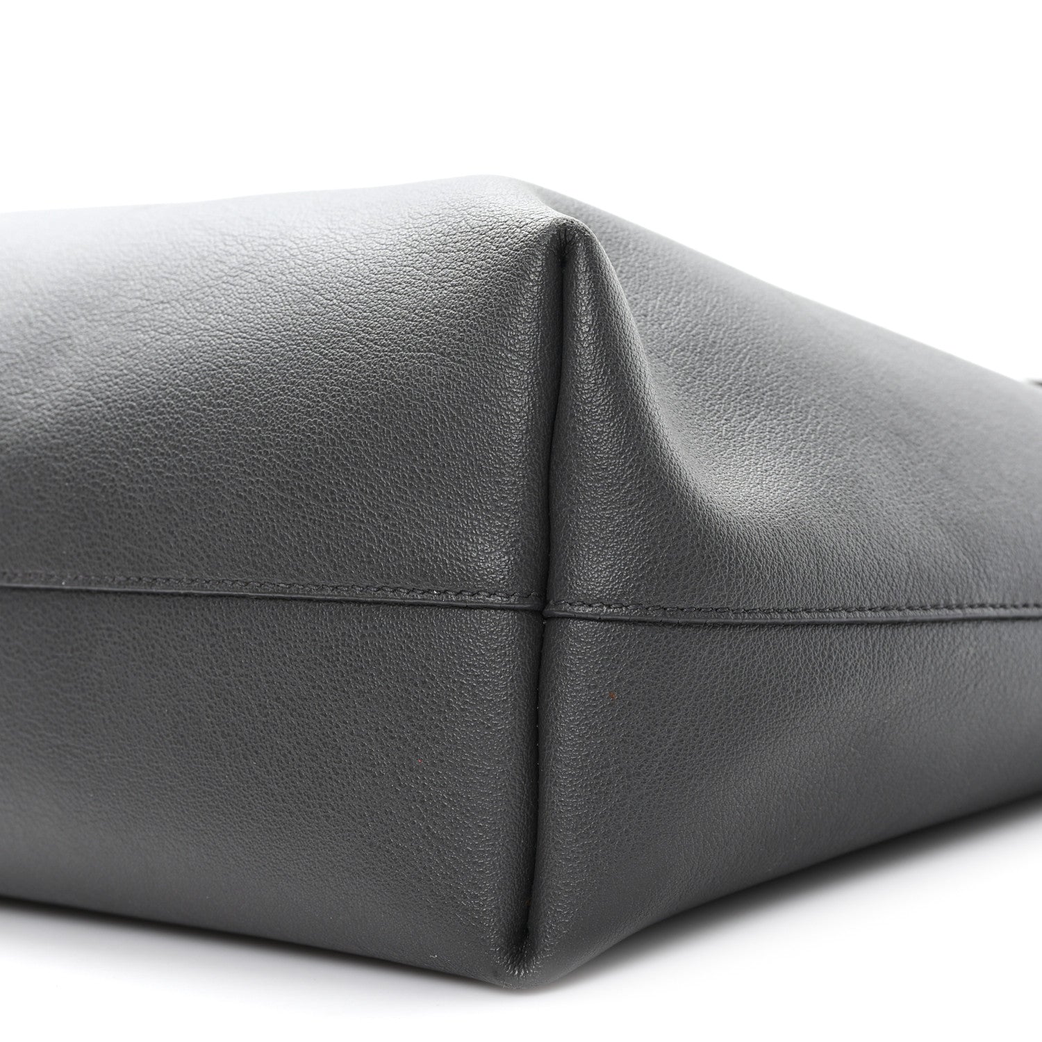 Calfskin Large Shopping Tote Fog