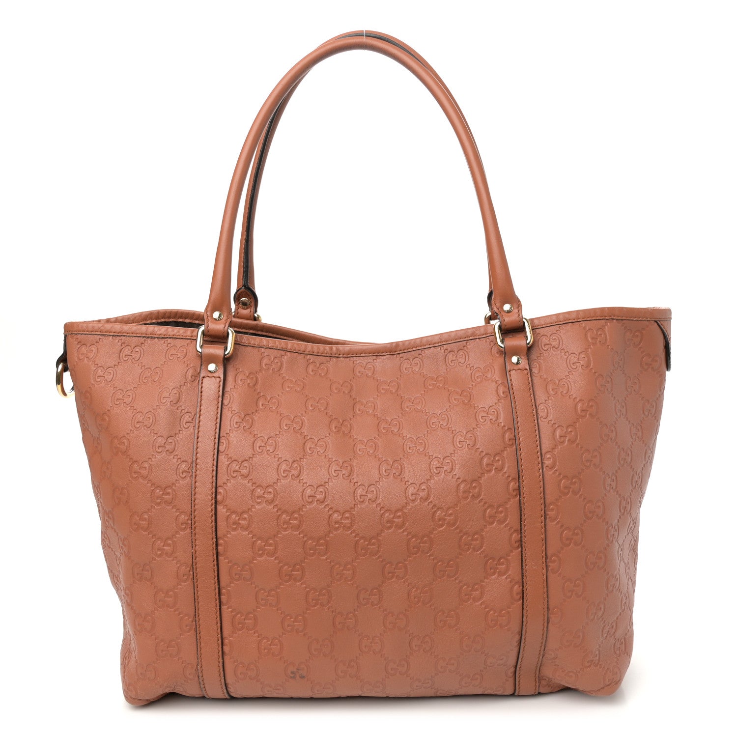 Guccissima Vitello Tender Medium Joy Tote Saffron