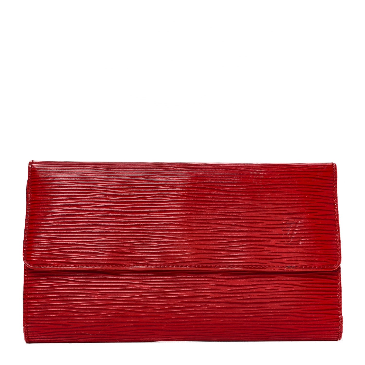 Epi Porte Tresor International Wallet Castillan Red