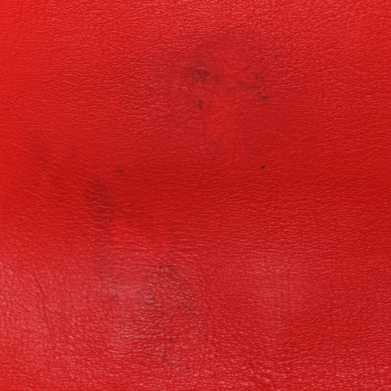 Calfskin Double Stitch Small Boy Flap Red
