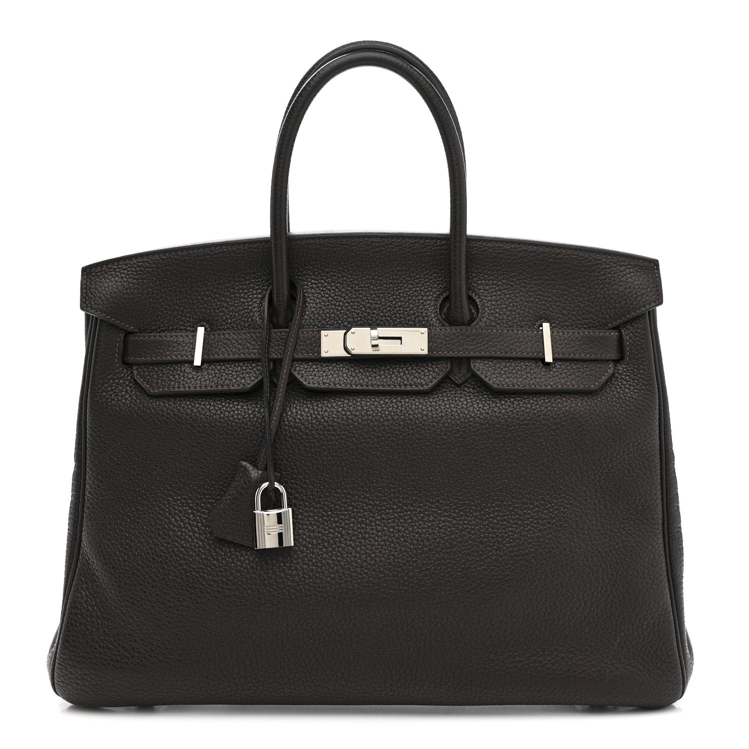 Taurillon Clemence Birkin 35 Chocolate