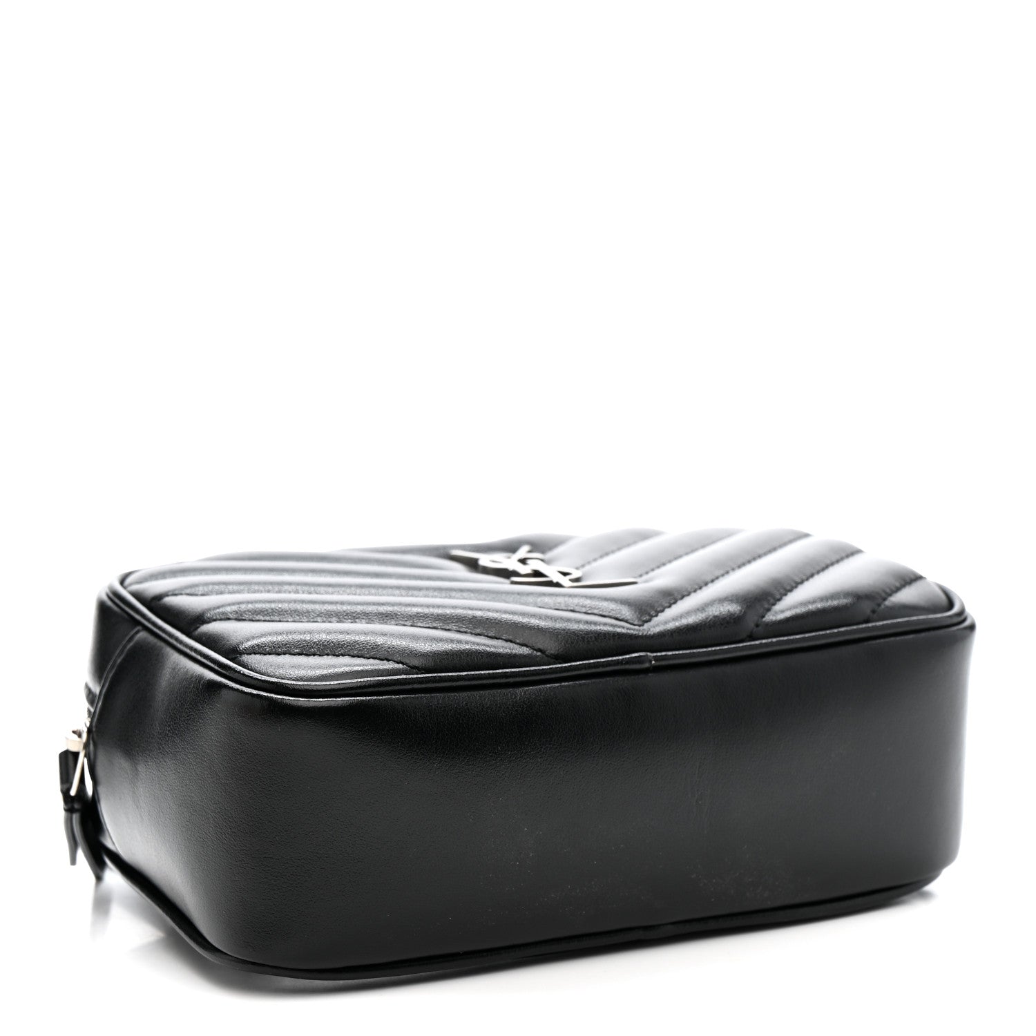 Calfskin Matelasse Monogram Lou Belt Bag Black