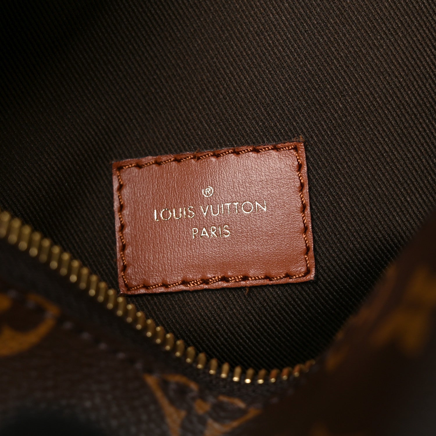Reverse Monogram Loop Hobo