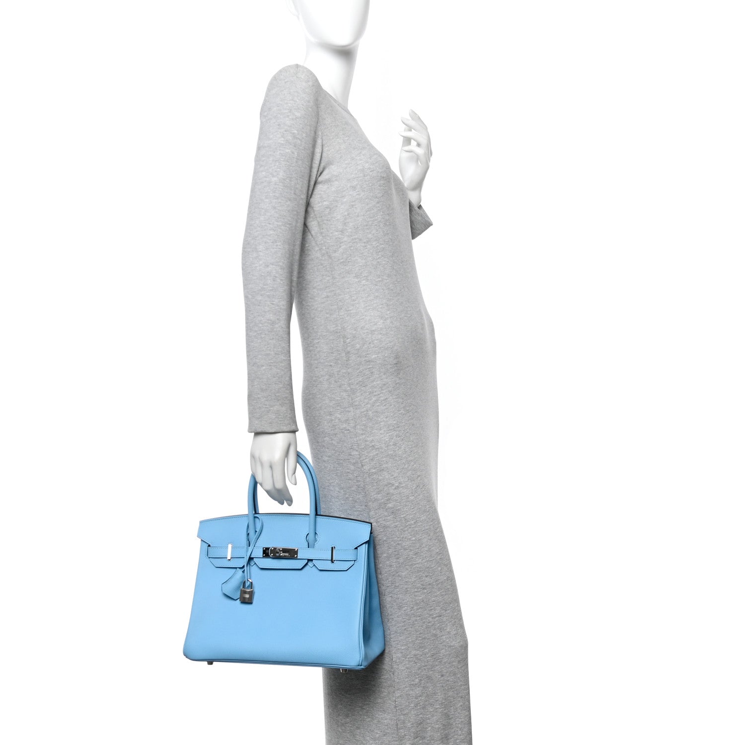 Epsom Birkin 30 Celeste