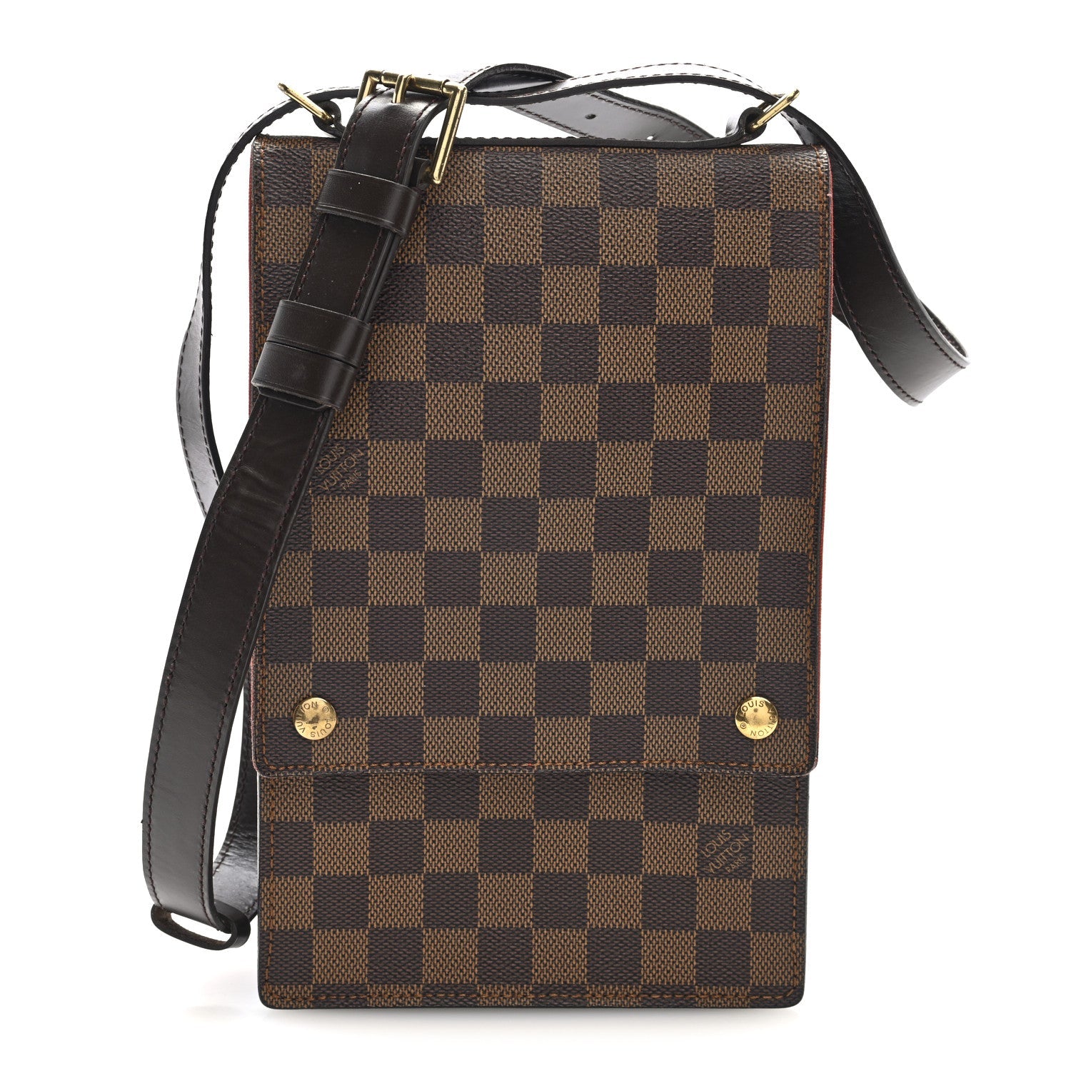 Damier Ebene Portobello Travel Shoulder Bag