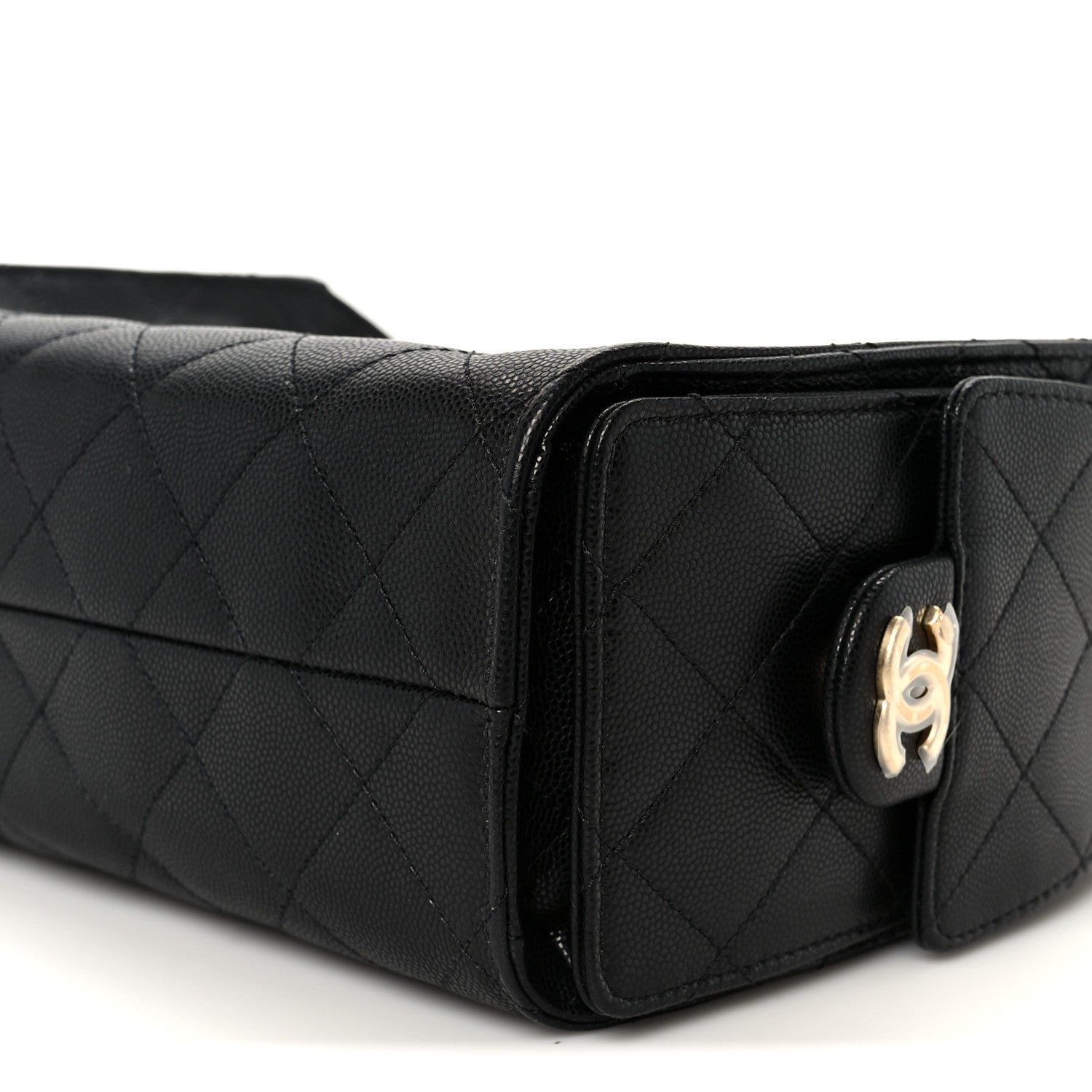 Caviar Quilted Mini Chanel 25 Handbag Black