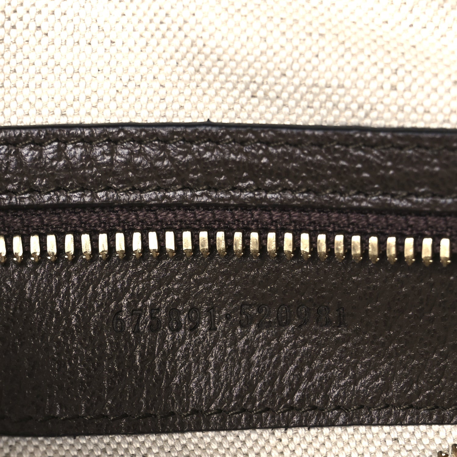 Monogram Jumbo GG Textured Dollar Calfskin Web Messenger Shoulder Bag Camel Ebony New Acero