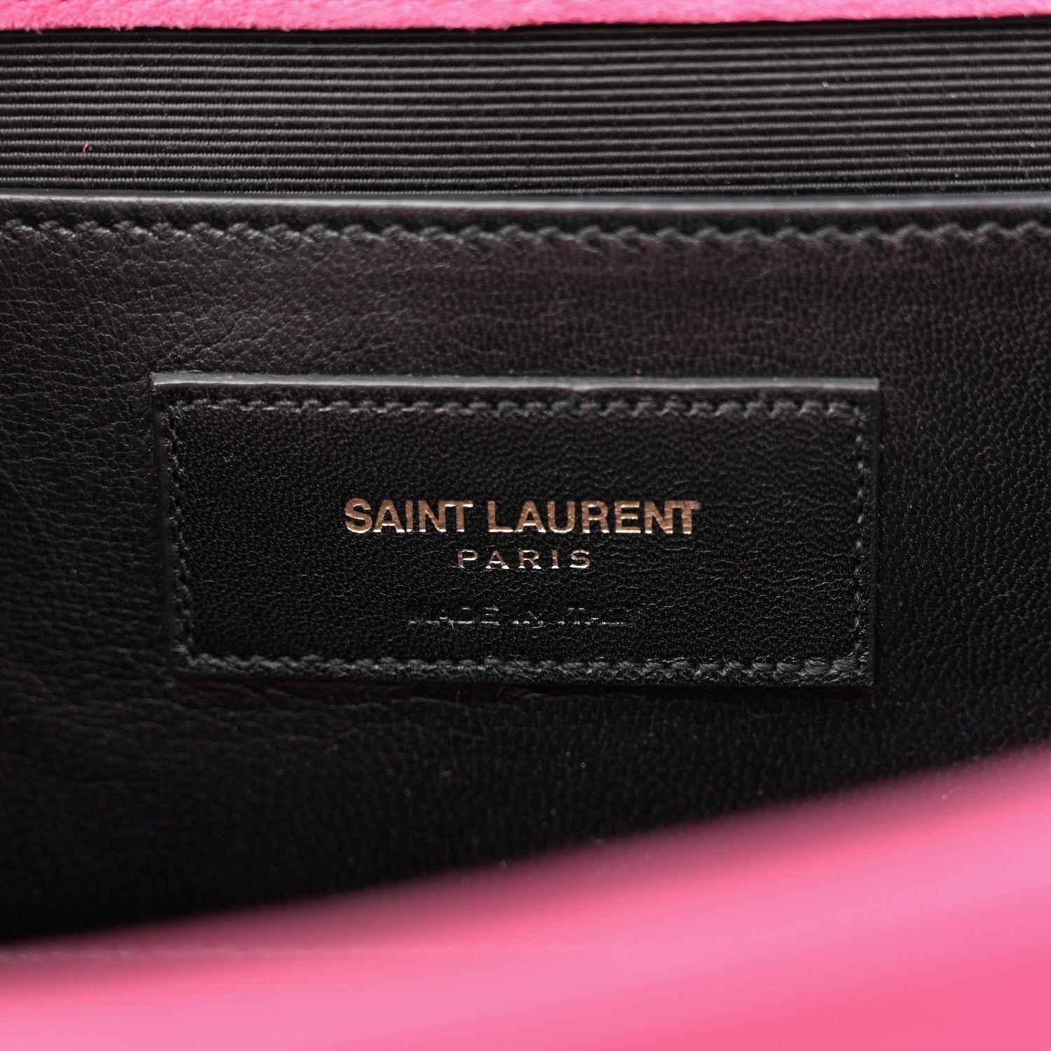 Suede Medium Monogram Kate Tassel Shoulder Bag Lipstick Fuchsia