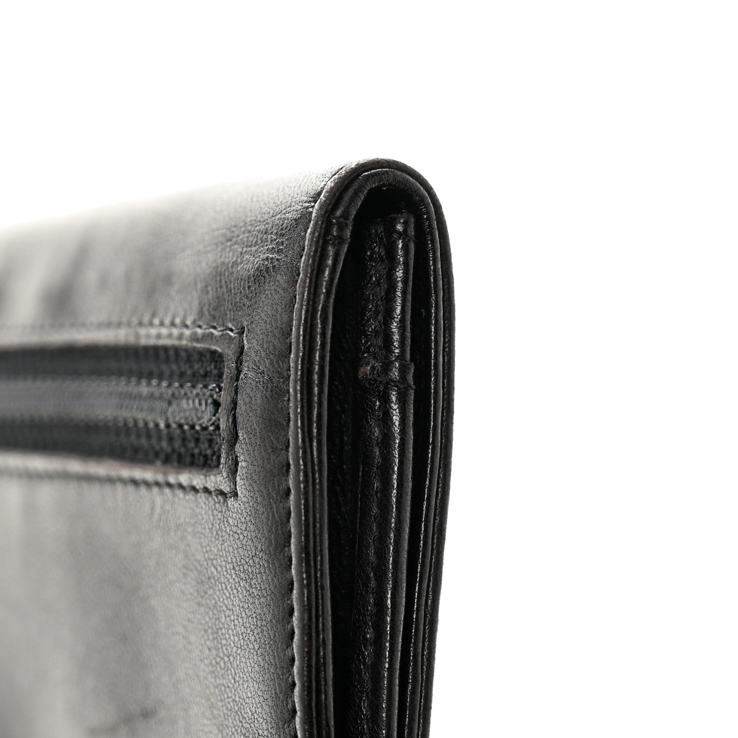 Lambskin Timeless CC Flap Wallet Black
