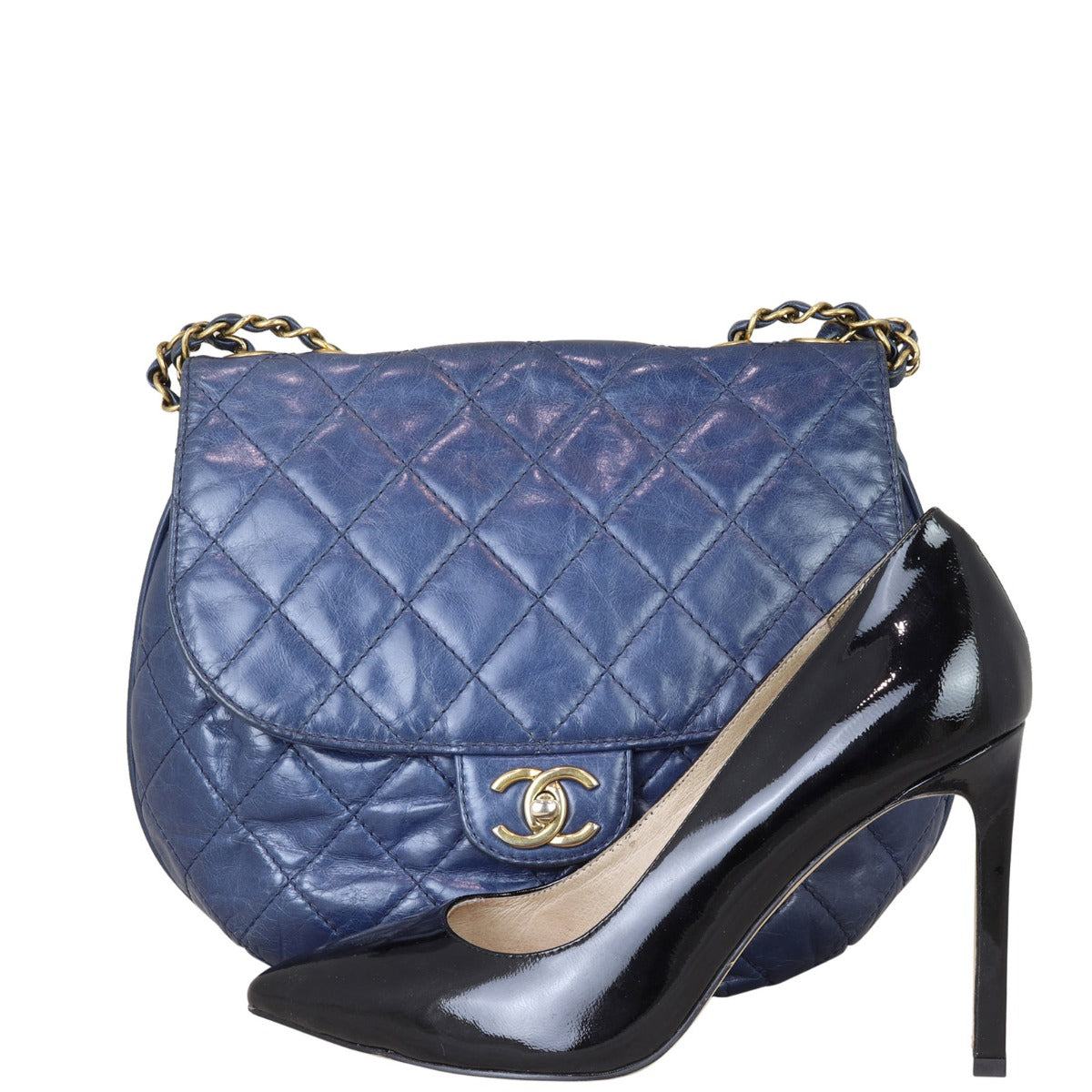 Chanel Coco Pleats Flap Shoulder Bag