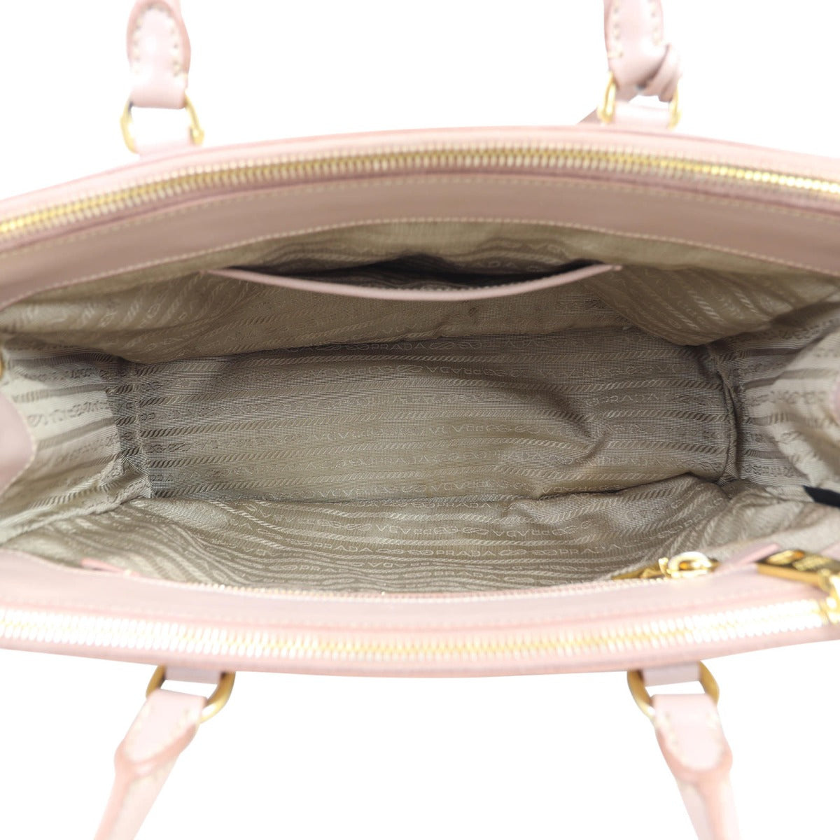 Prada Saffiano Lux Galleria Double Zip Tote Small