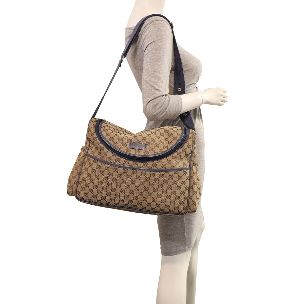 Gucci GG Supreme Diaper Bag
