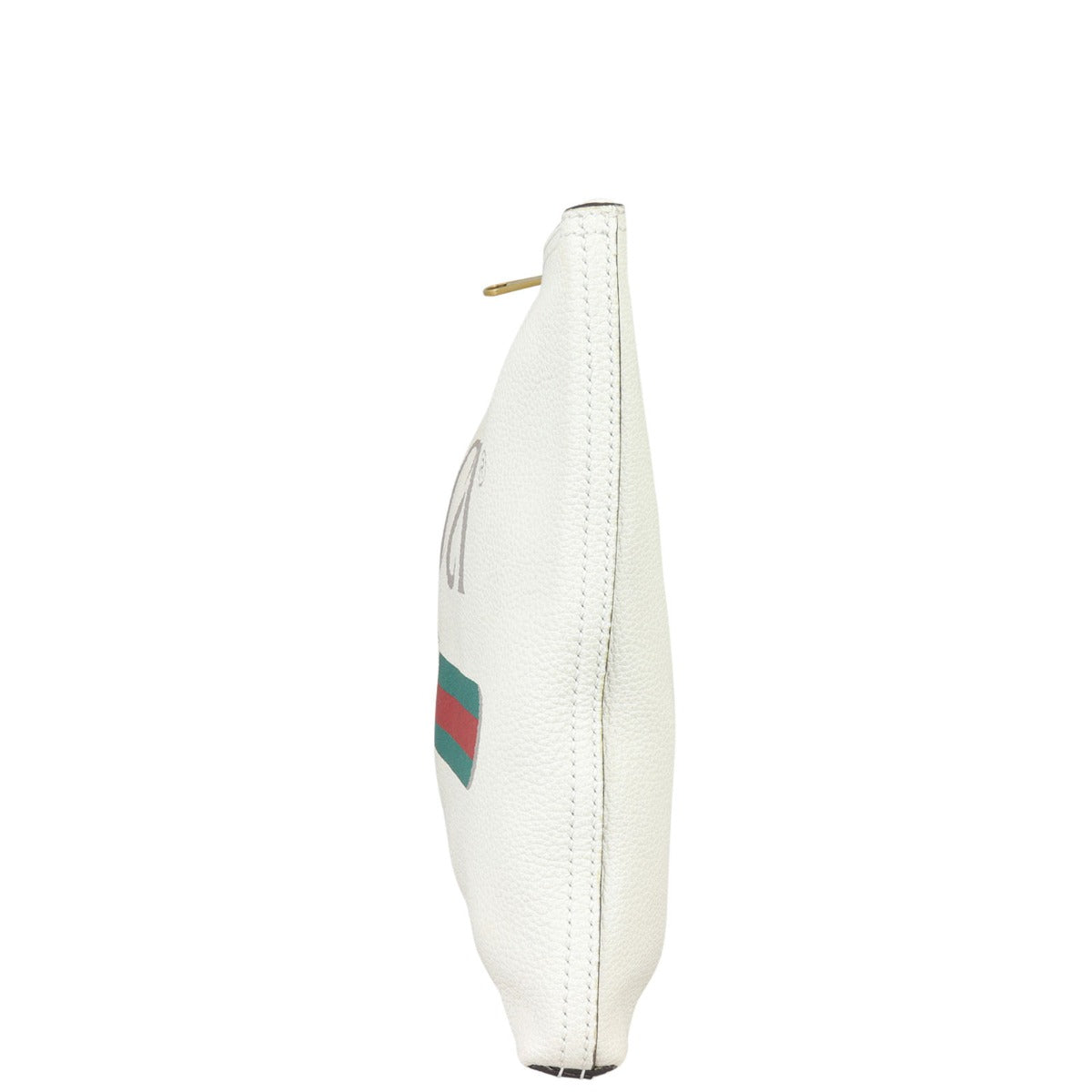 Gucci Logo Print Leather Pouch